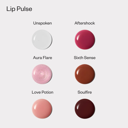 Lip Pulse shade swatches